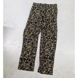 Vintage 90s Woolrich Made in USA Wool Frogskin Camo Pants